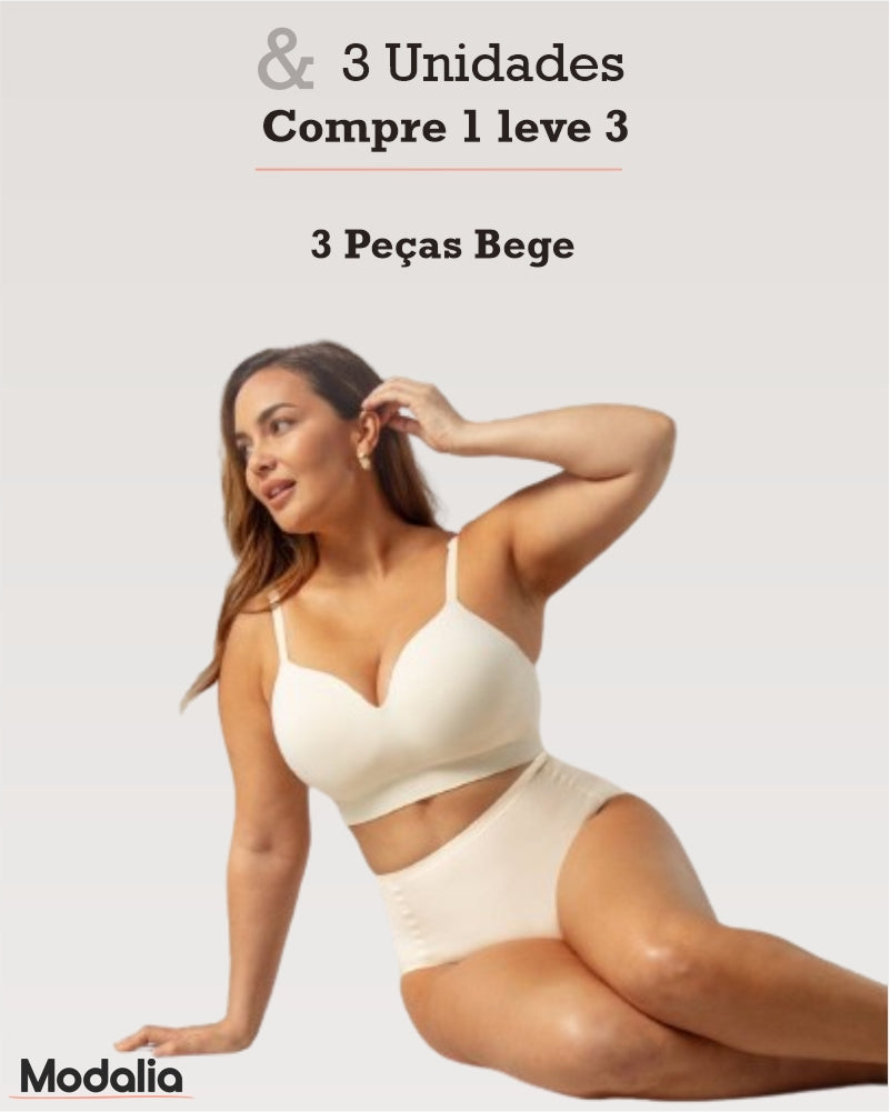 SUTIÃ MODELADOR LIBELLE (COMPRE 1 LEVE 3)