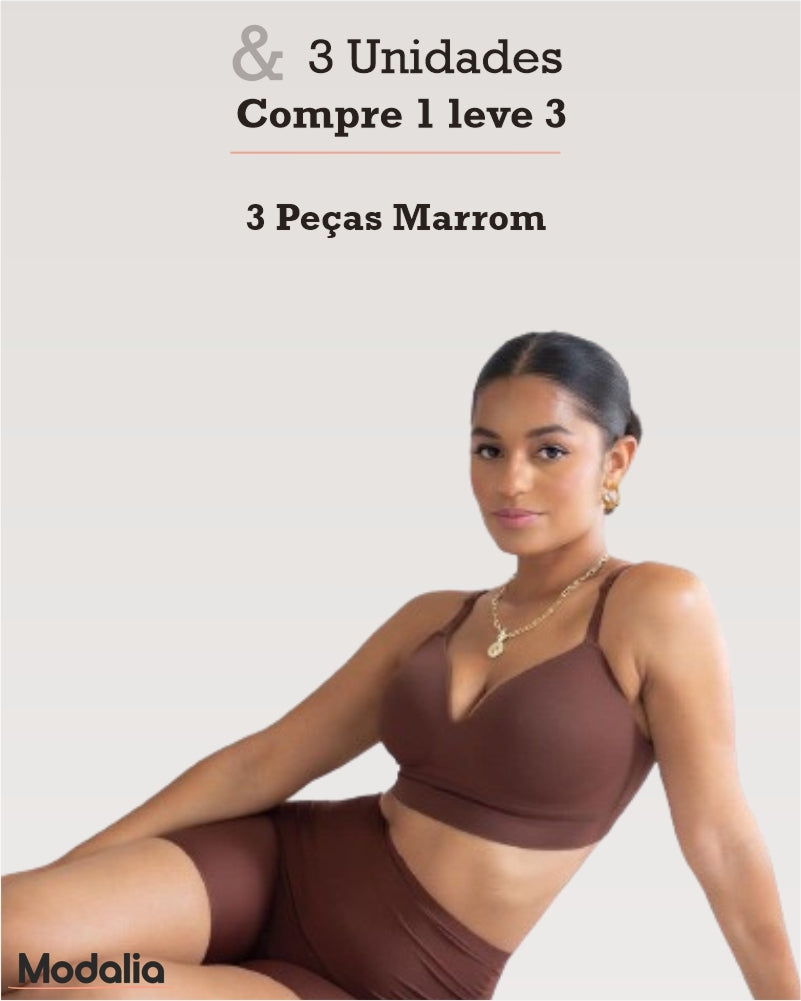 SUTIÃ MODELADOR LIBELLE (COMPRE 1 LEVE 3)