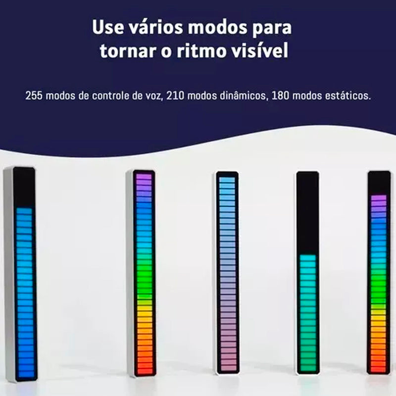 Strip Light LED Com Captação de Som- Dominati™